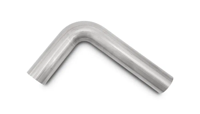 13040 – VIBRANT Exhaust Pipe - Bend 90 Degree, 2-1/2 Inch Outside Diameter 16 Gauge Stainless Steel 3-1/2 Inch Center...
